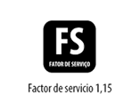 Fator de serviço 1,15